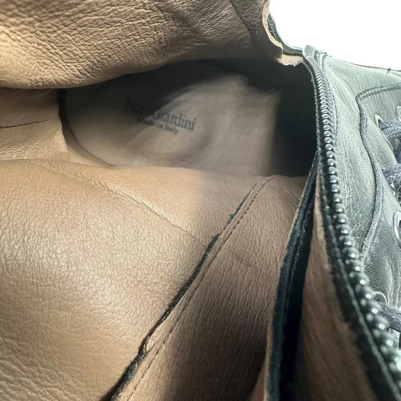 Nero Giardini Studded Combat Boot in Black. Sz: EU38/ US 8 - Picture 10 of 11